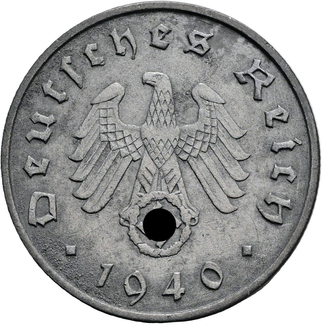 10 Reichspfennig 1940 A – Rückseite