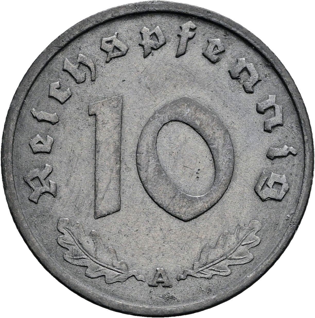 10 Reichspfennig 1940 A – Vorderseite