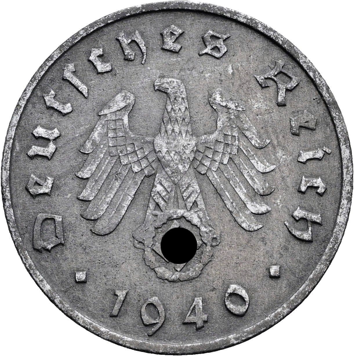 10 Reichspfennig 1940 A – Rückseite