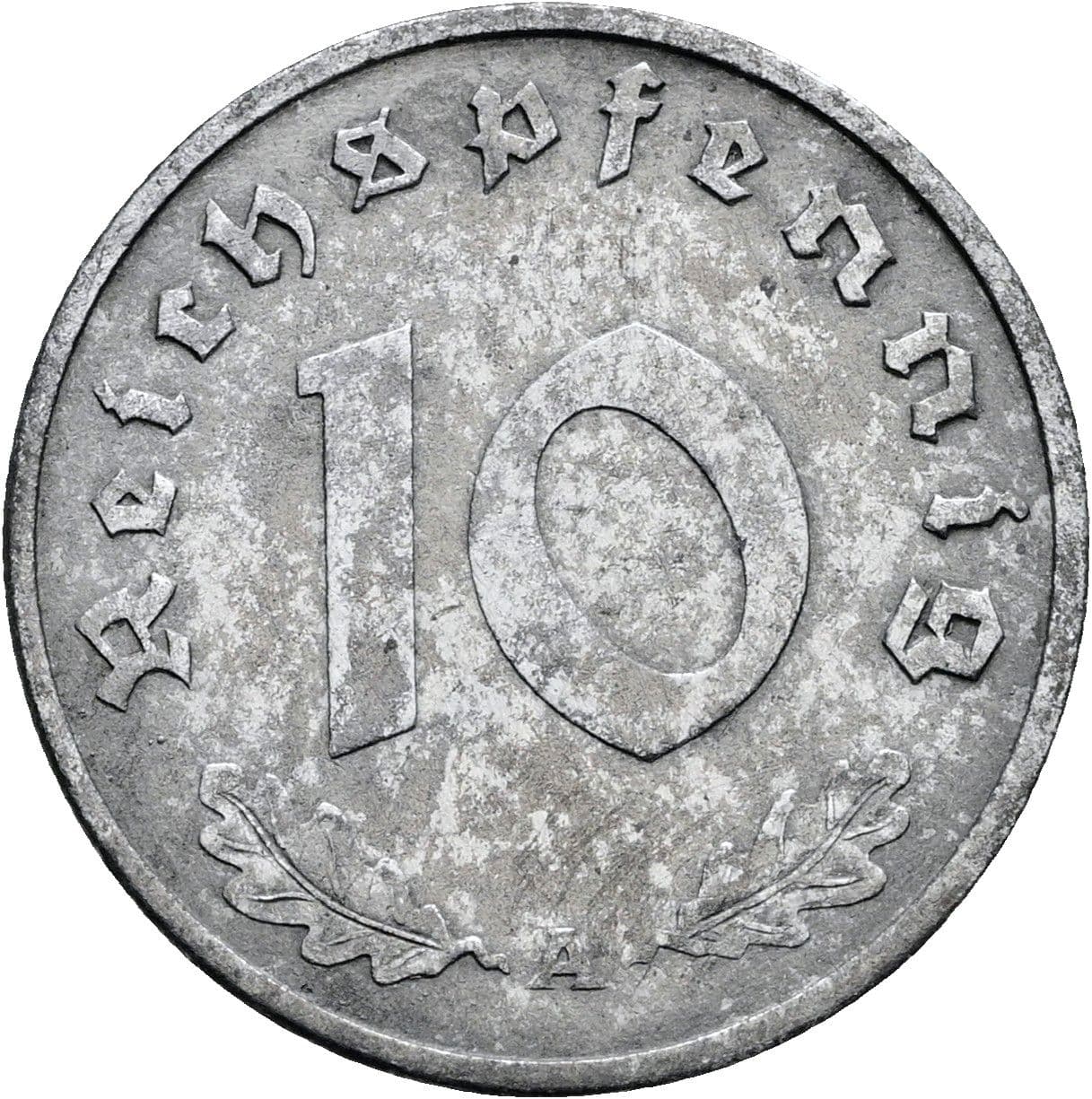 10 Reichspfennig 1940 A – Vorderseite