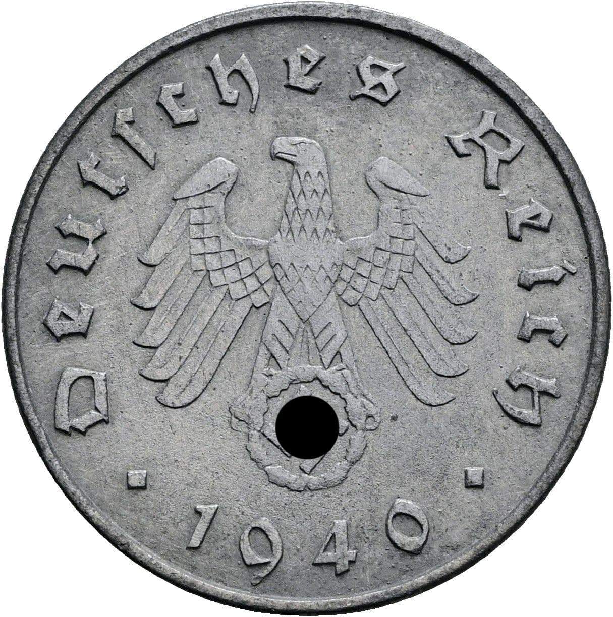 10 Reichspfennig 1940 A – Rückseite