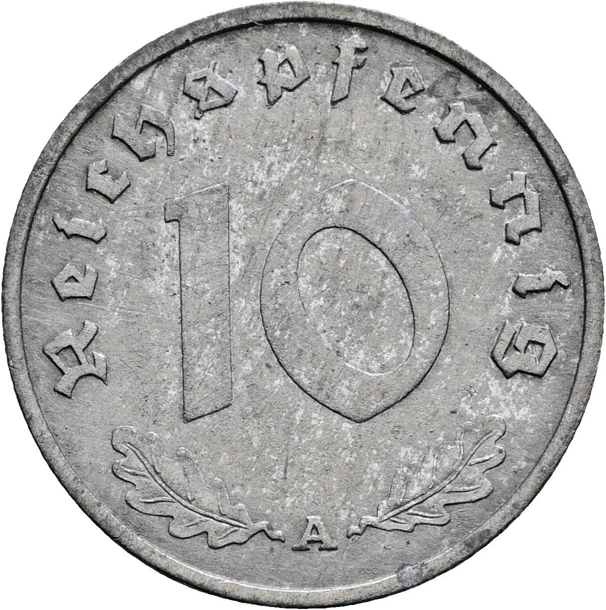 10 Reichspfennig 1940 A – Vorderseite