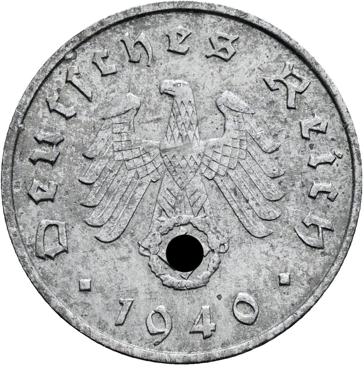 10 Reichspfennig 1940 A – Rückseite