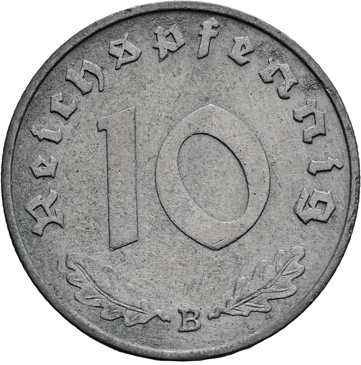 10 Reichspfennig 1940 B – Vorderseite