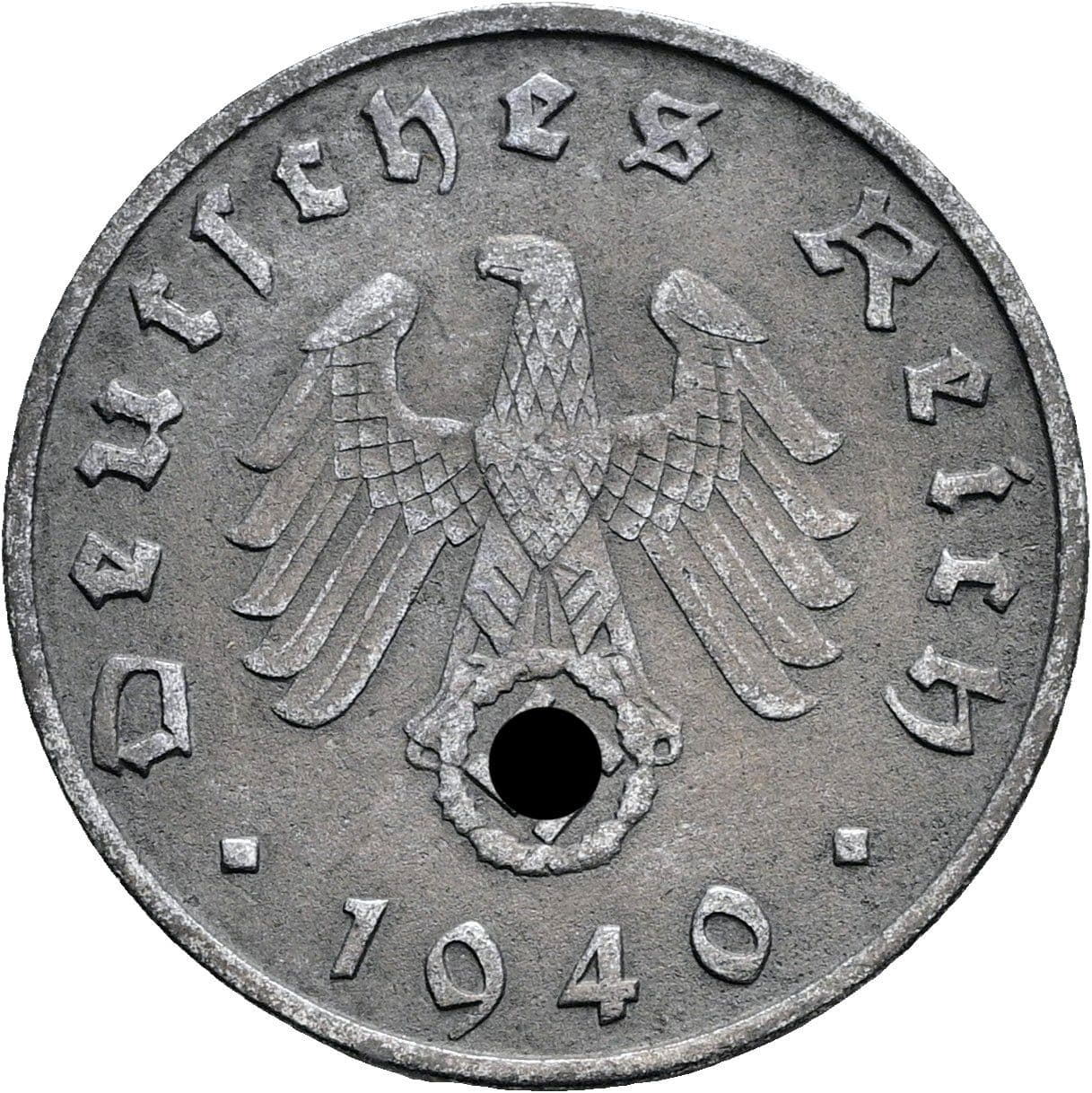 10 Reichspfennig 1940 B – Rückseite