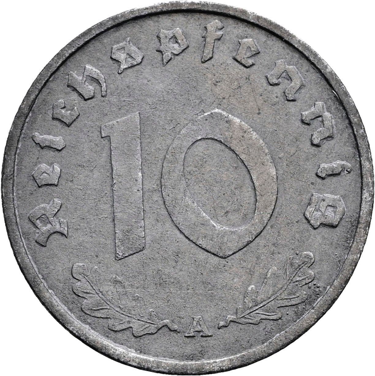 10 Reichspfennig 1941 A – Vorderseite