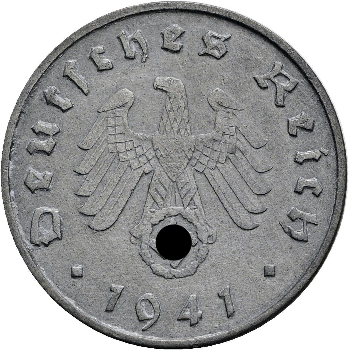 10 Reichspfennig 1941 A – Rückseite