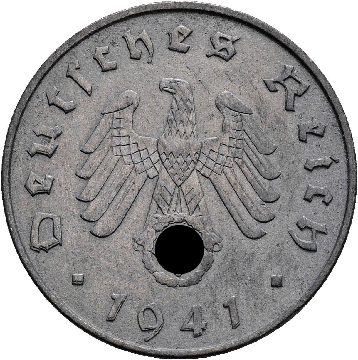 10 Reichspfennig 1941 A – Rückseite