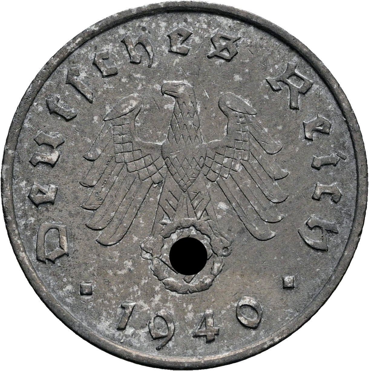 10 Reichspfennig 1940 A – Rückseite