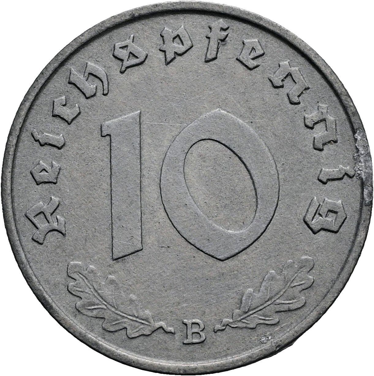 10 Reichspfennig 1940 B – Vorderseite