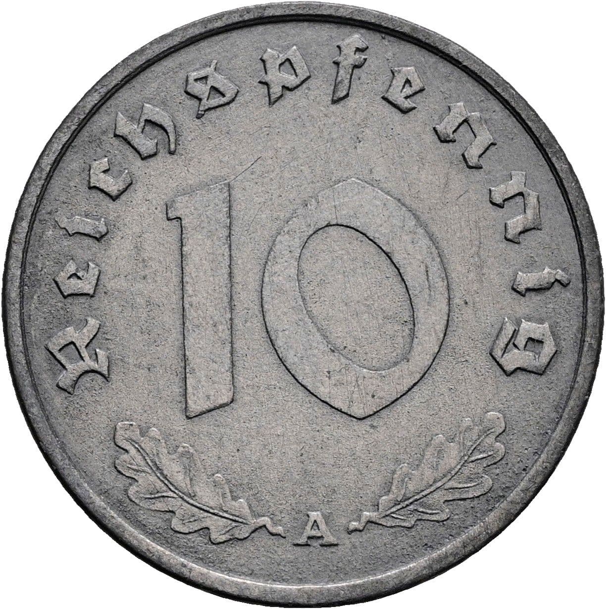 10 Reichspfennig 1941 A – Vorderseite