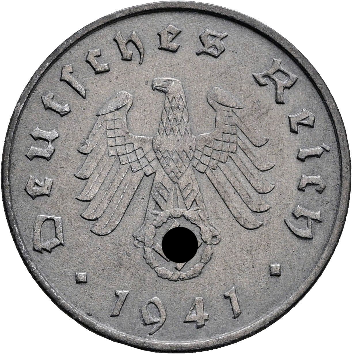 10 Reichspfennig 1941 A – Rückseite