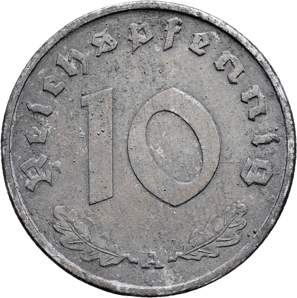 10 Reichspfennig 1941 A – Vorderseite