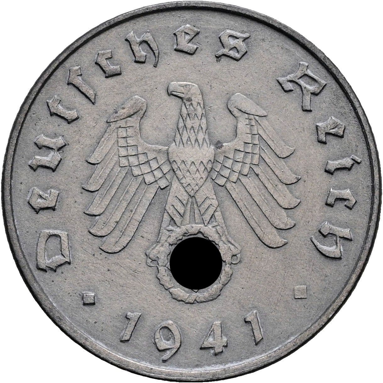 10 Reichspfennig 1941 A – Rückseite
