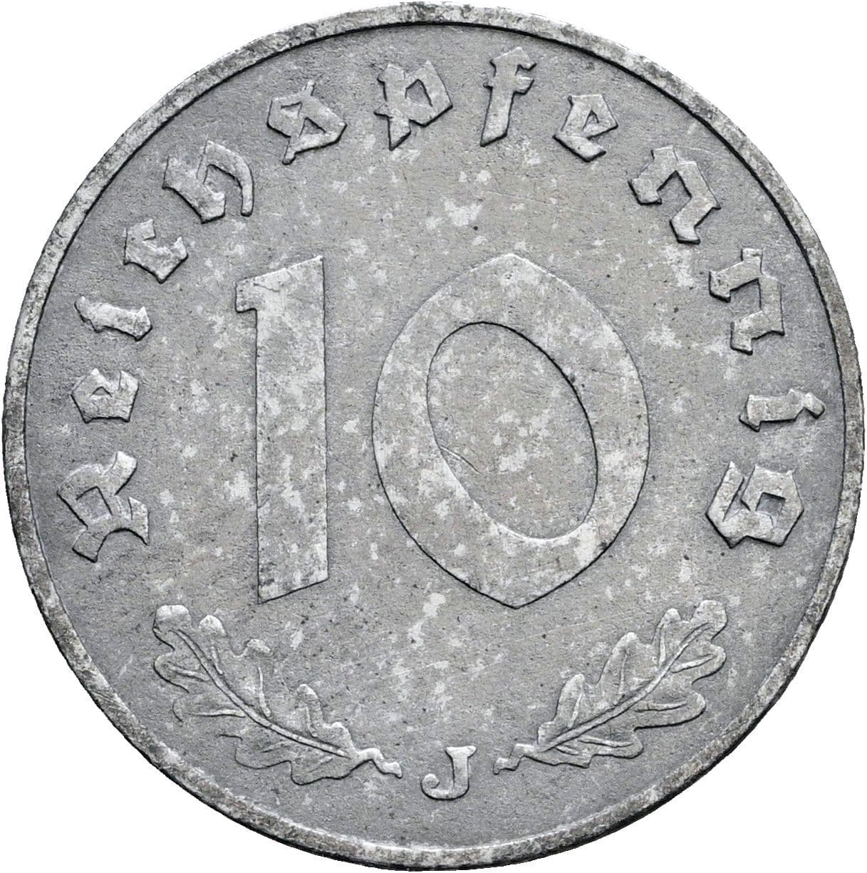 10 Reichspfennig 1940 J – Vorderseite