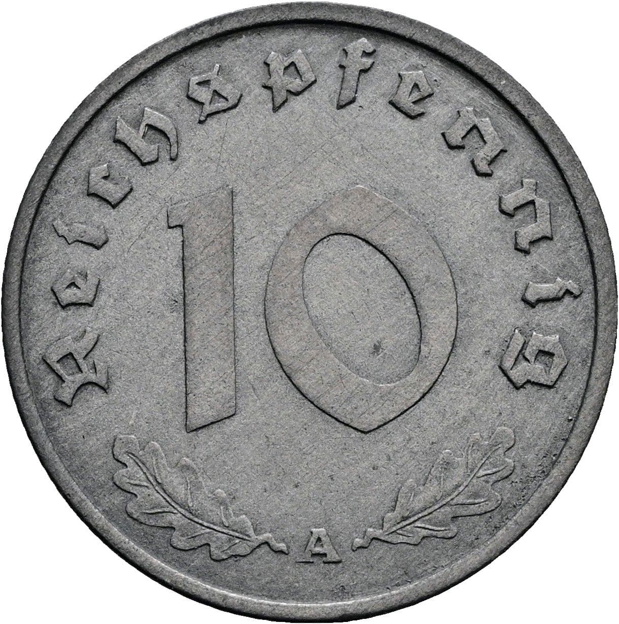 10 Reichspfennig 1940 A – Vorderseite