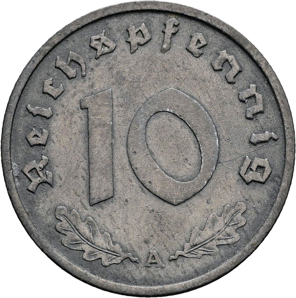 10 Reichspfennig 1940 A – Vorderseite