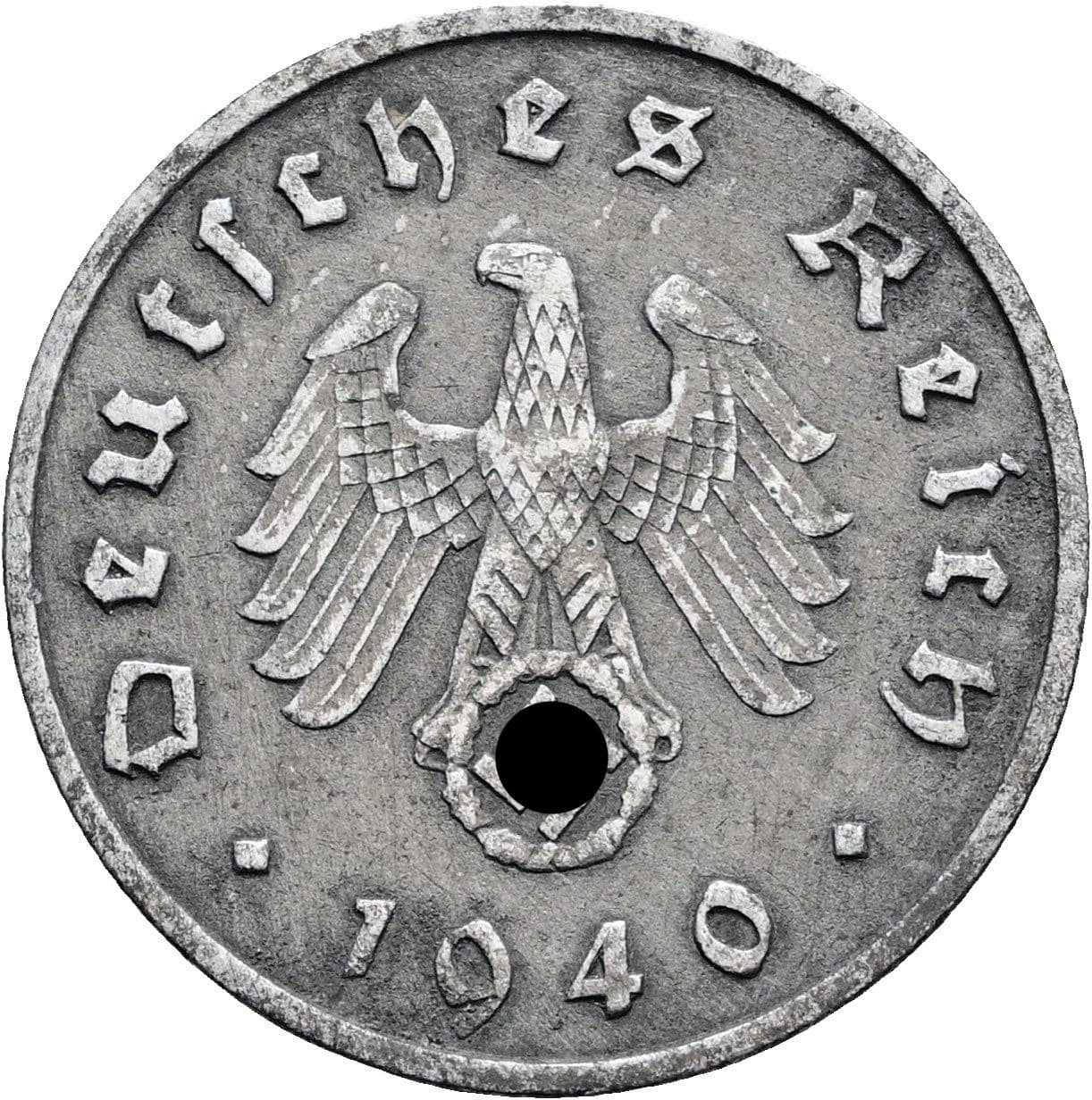 10 Reichspfennig 1940 A – Rückseite