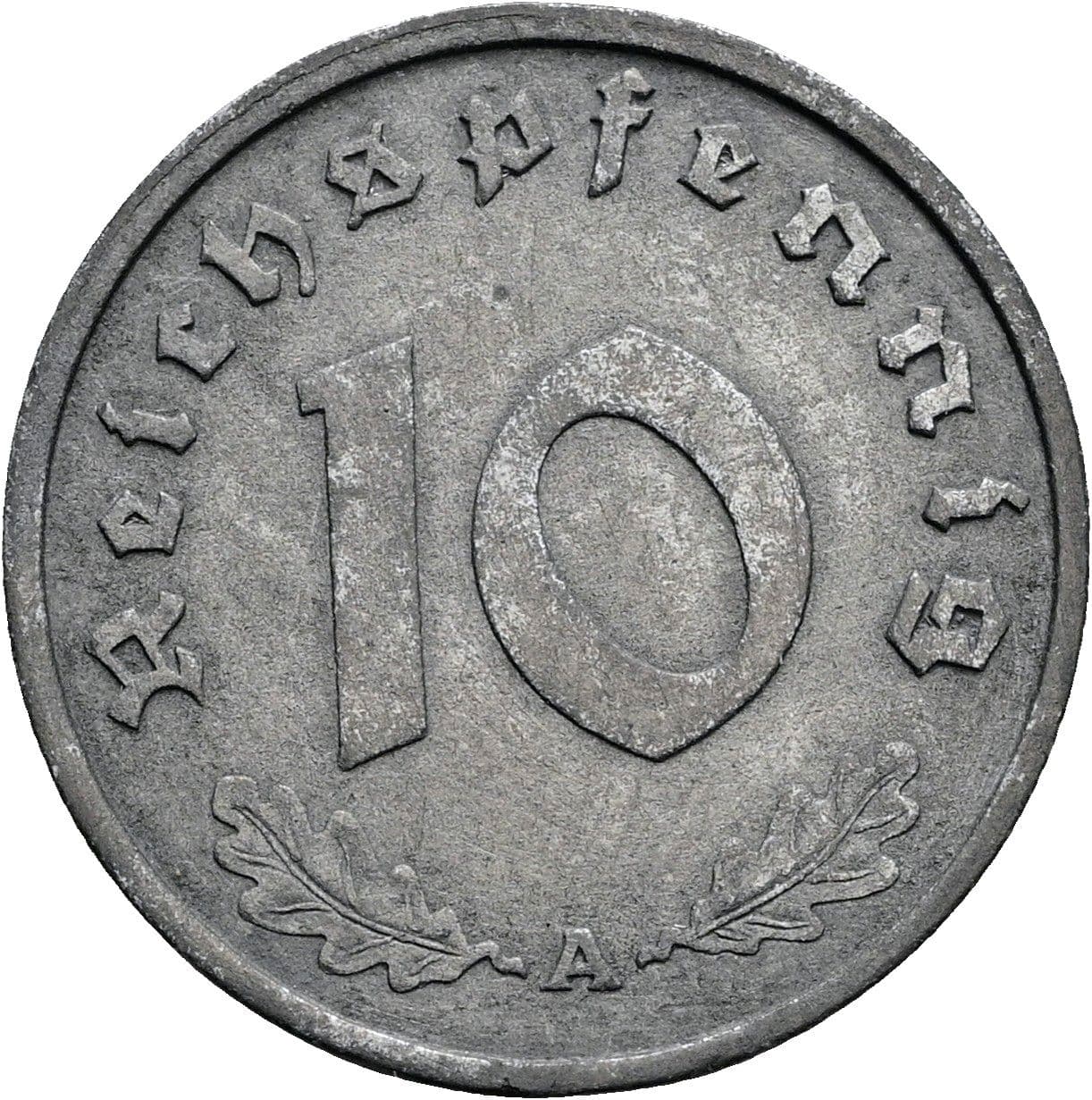 10 Reichspfennig 1940 A – Vorderseite