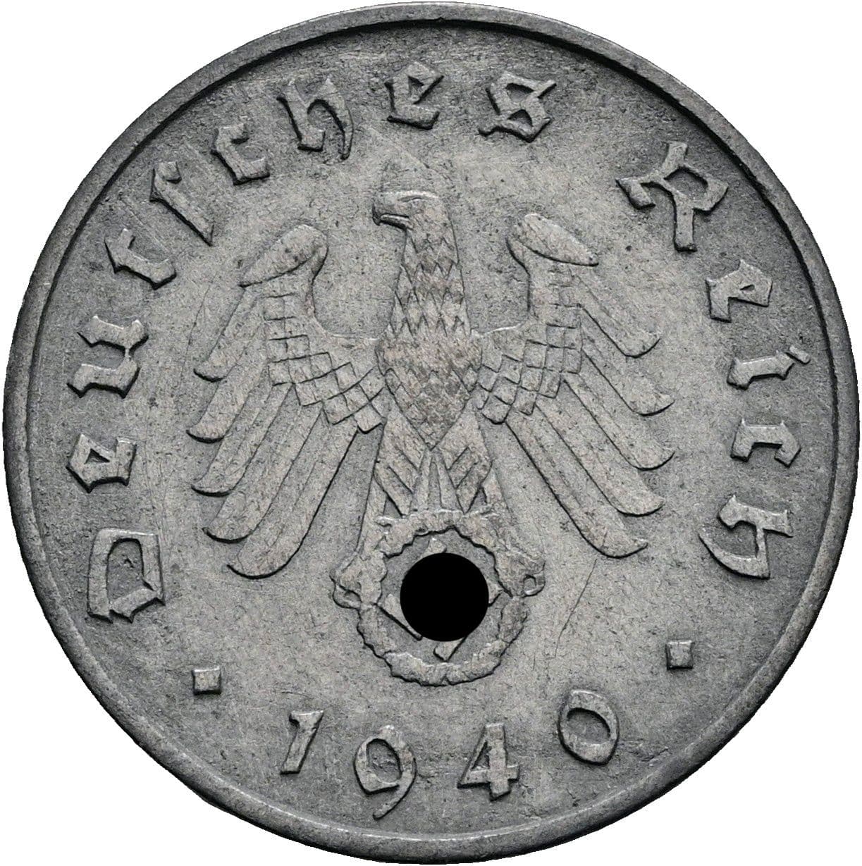 10 Reichspfennig 1940 A – Rückseite