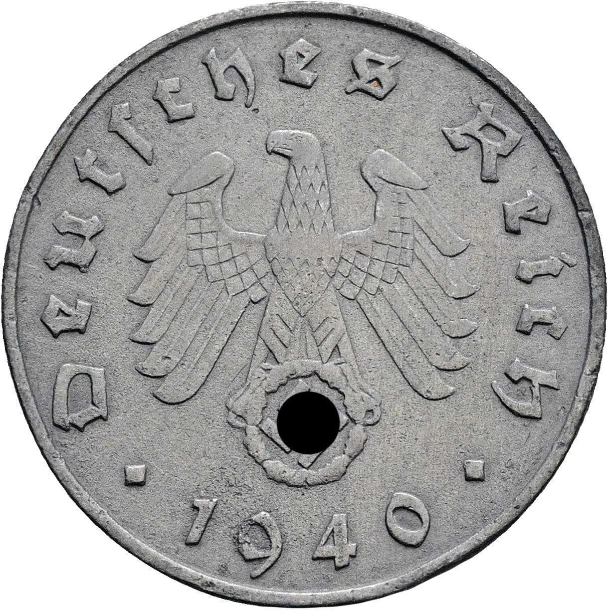 10 Reichspfennig 1940 E – Rückseite