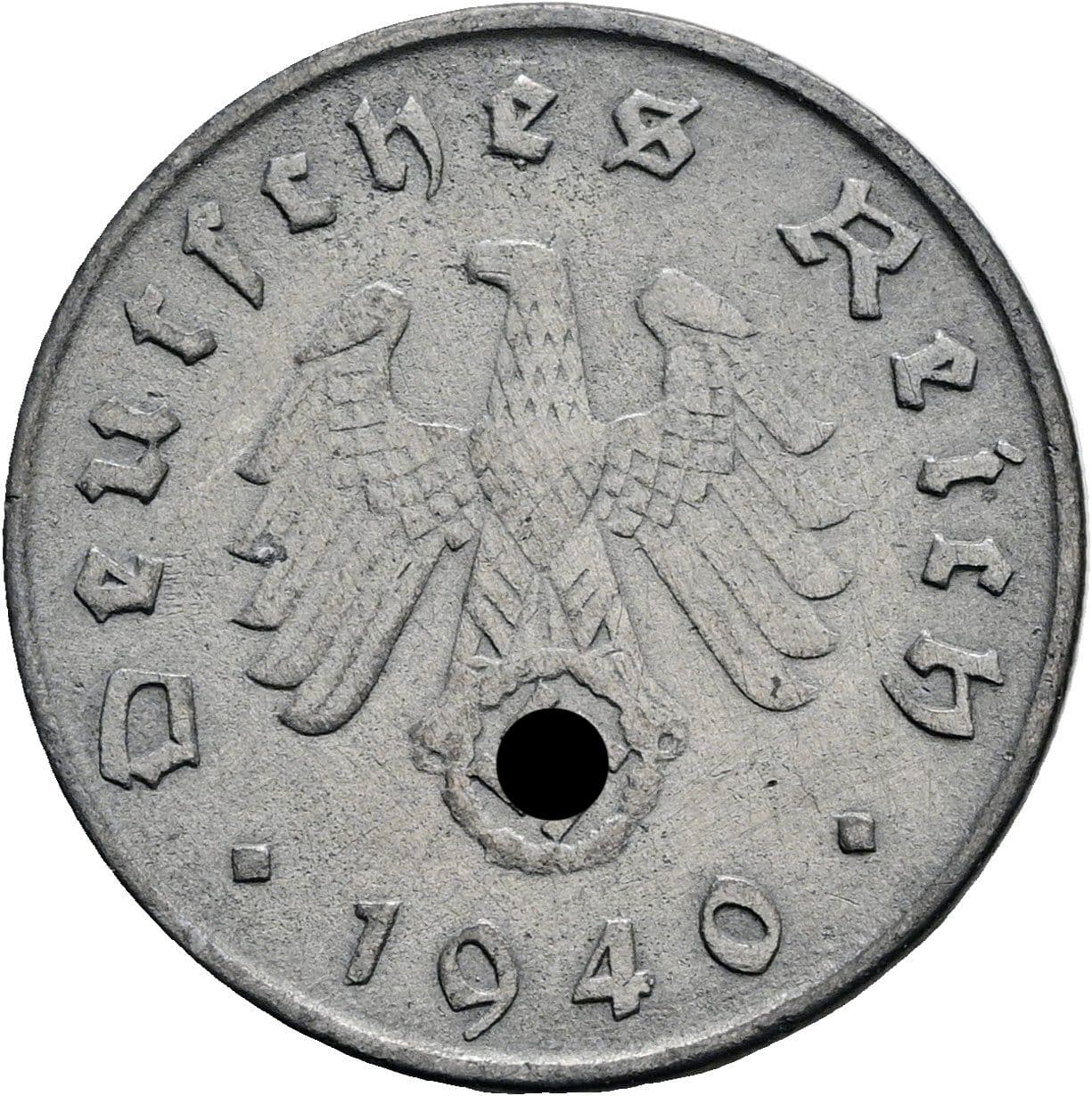 10 Reichspfennig 1940 E – Rückseite