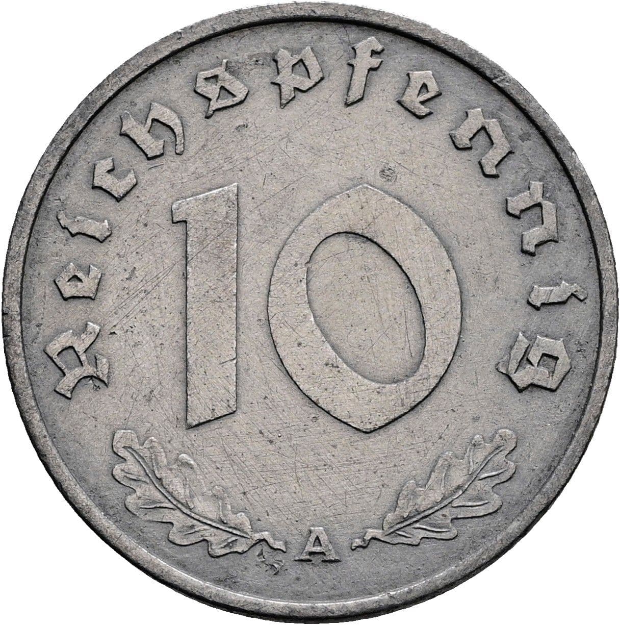 10 Reichspfennig 1941 A – Vorderseite