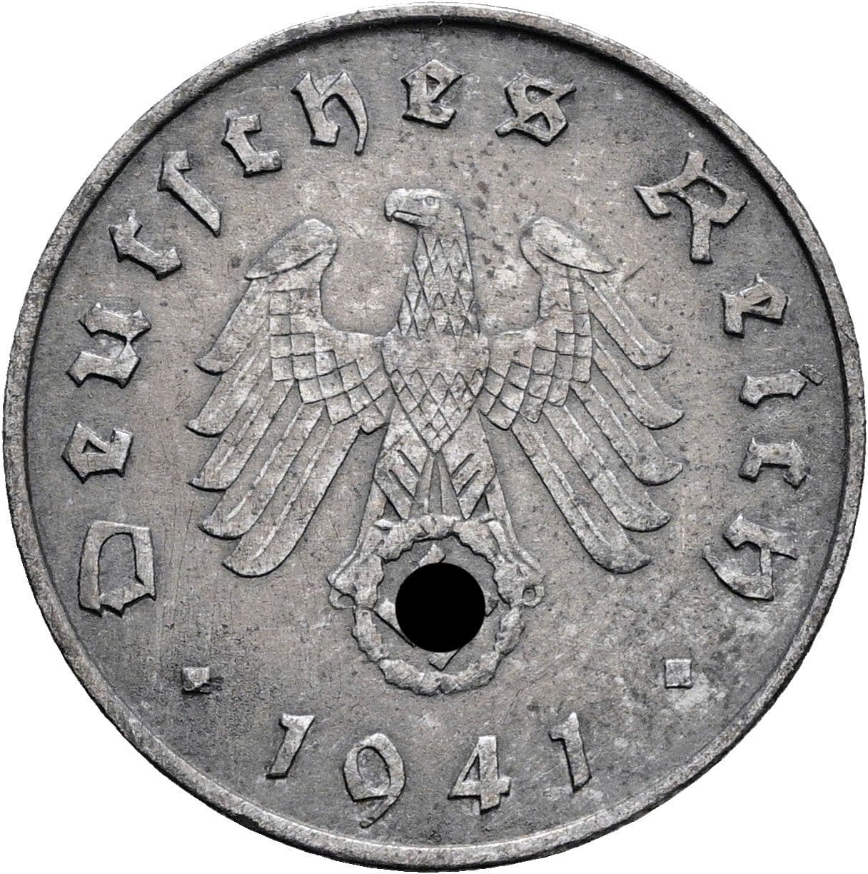 10 Reichspfennig 1941 A – Rückseite