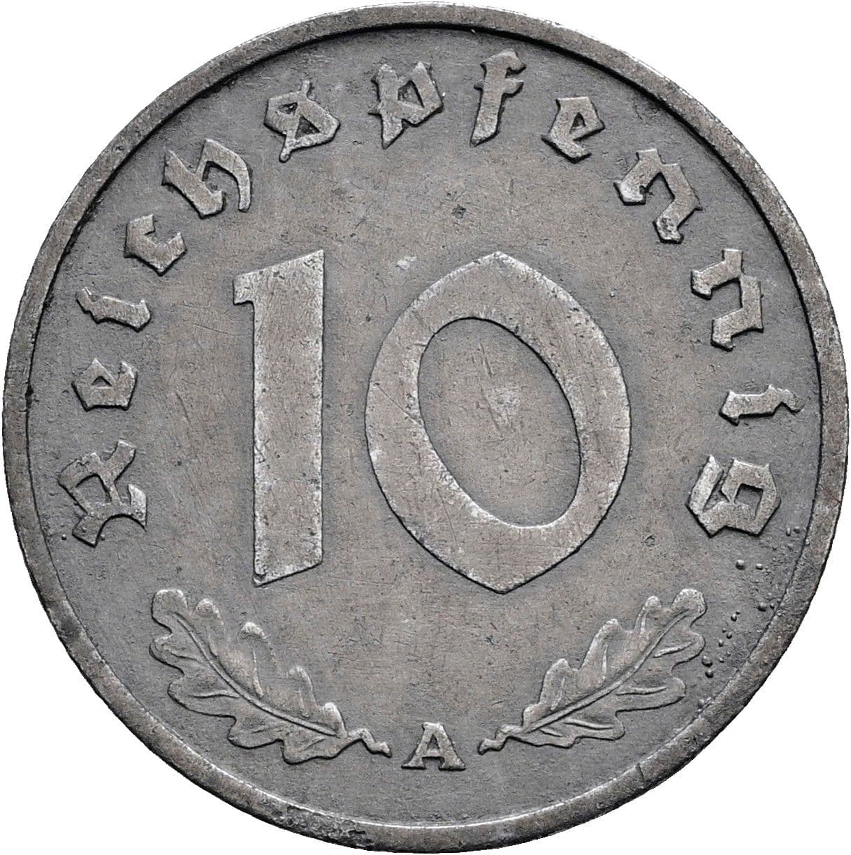 10 Reichspfennig 1941 A – Vorderseite