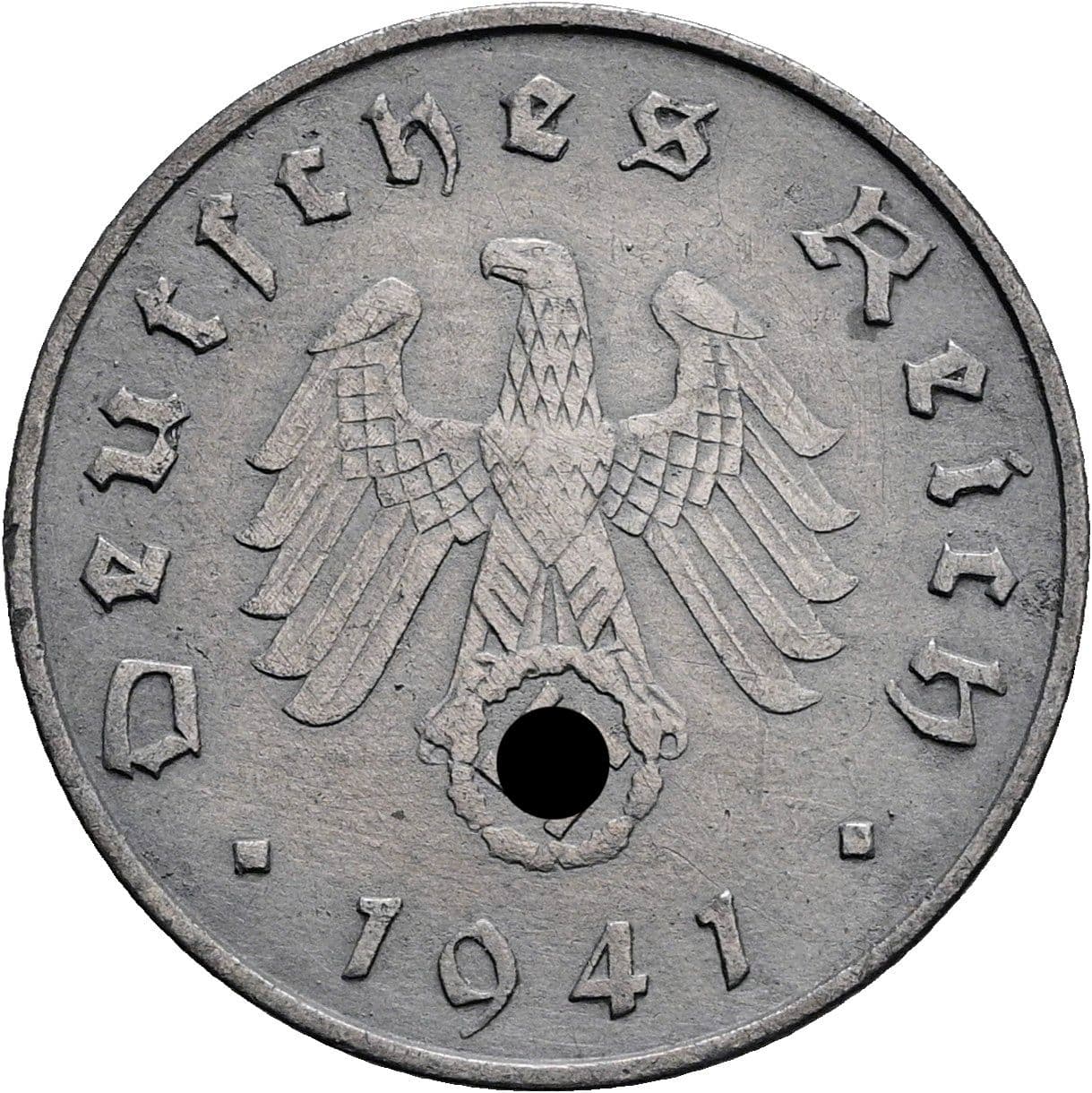 10 Reichspfennig 1941 A – Rückseite