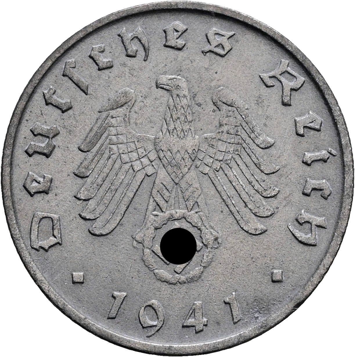 10 Reichspfennig 1941 B – Rückseite