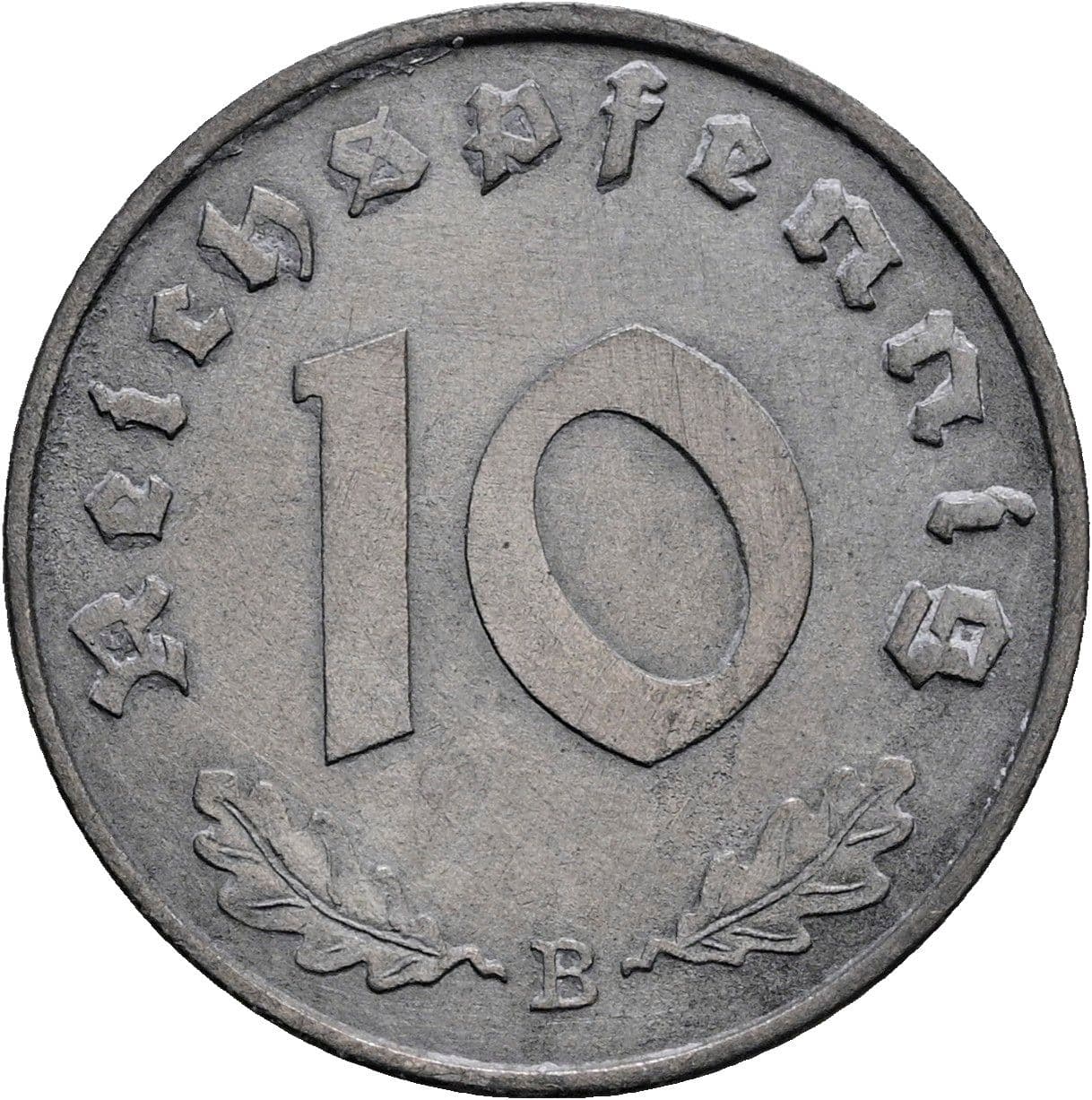 10 Reichspfennig 1941 B – Vorderseite