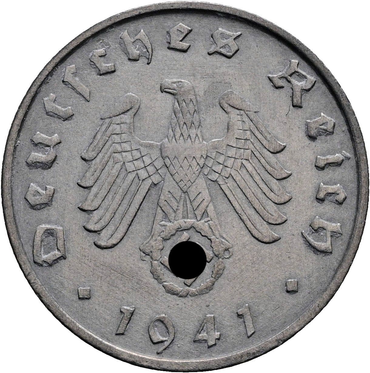 10 Reichspfennig 1941 B – Rückseite