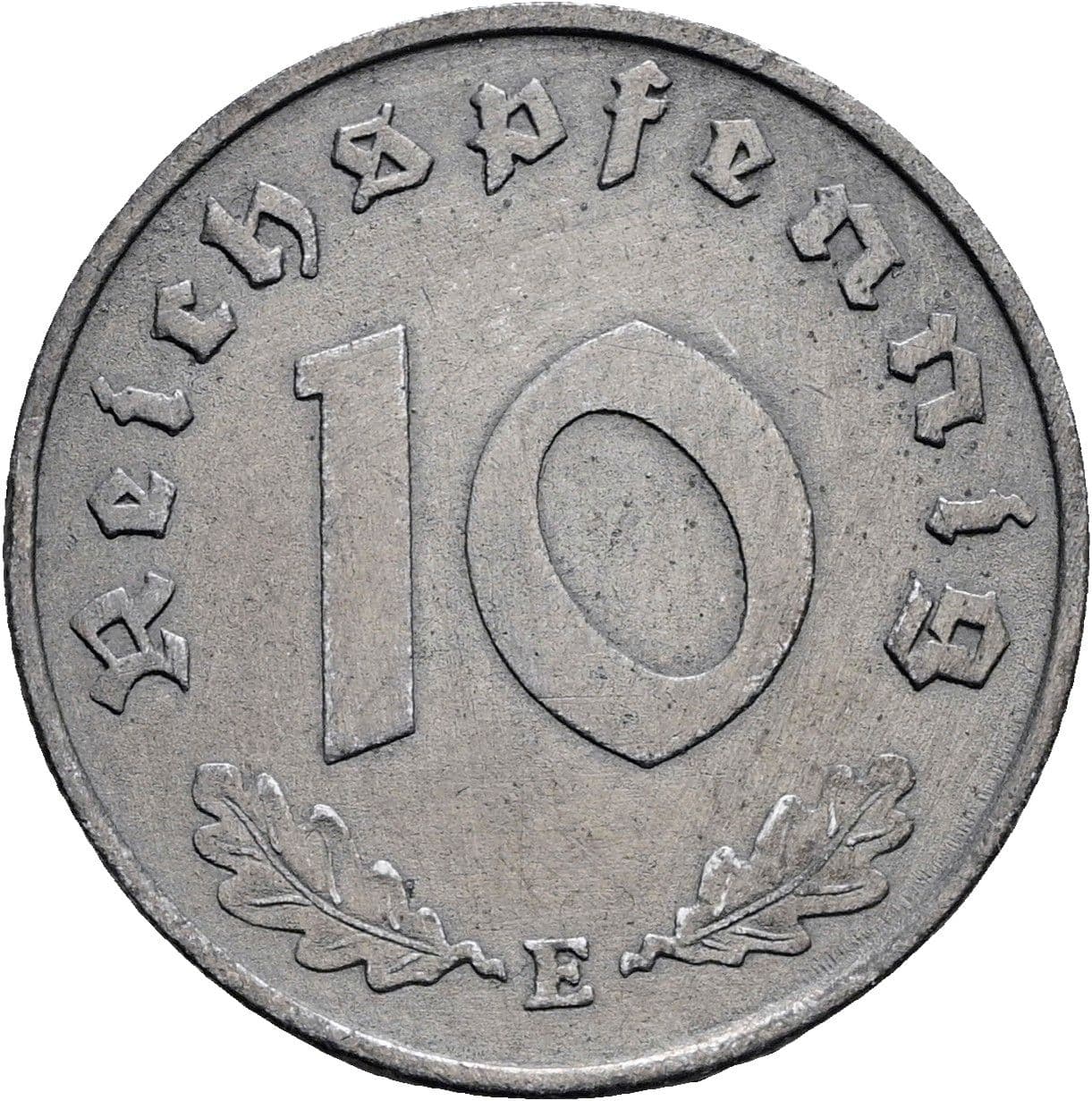 10 Reichspfennig 1940 E – Vorderseite