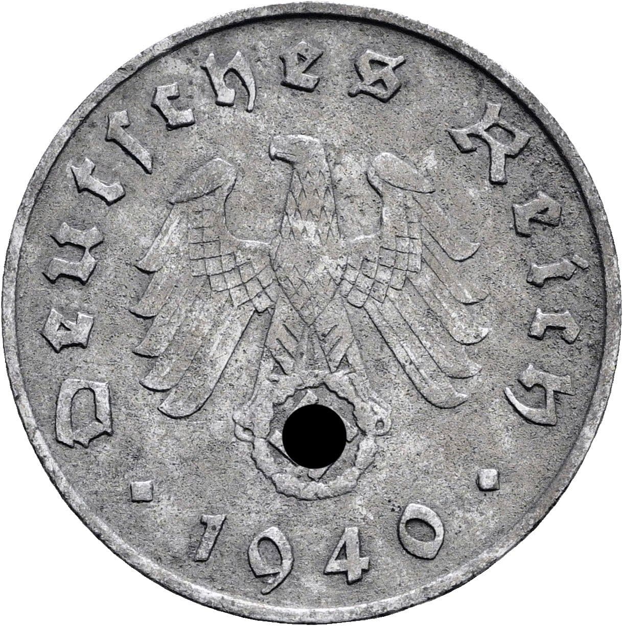 10 Reichspfennig 1940 E – Rückseite