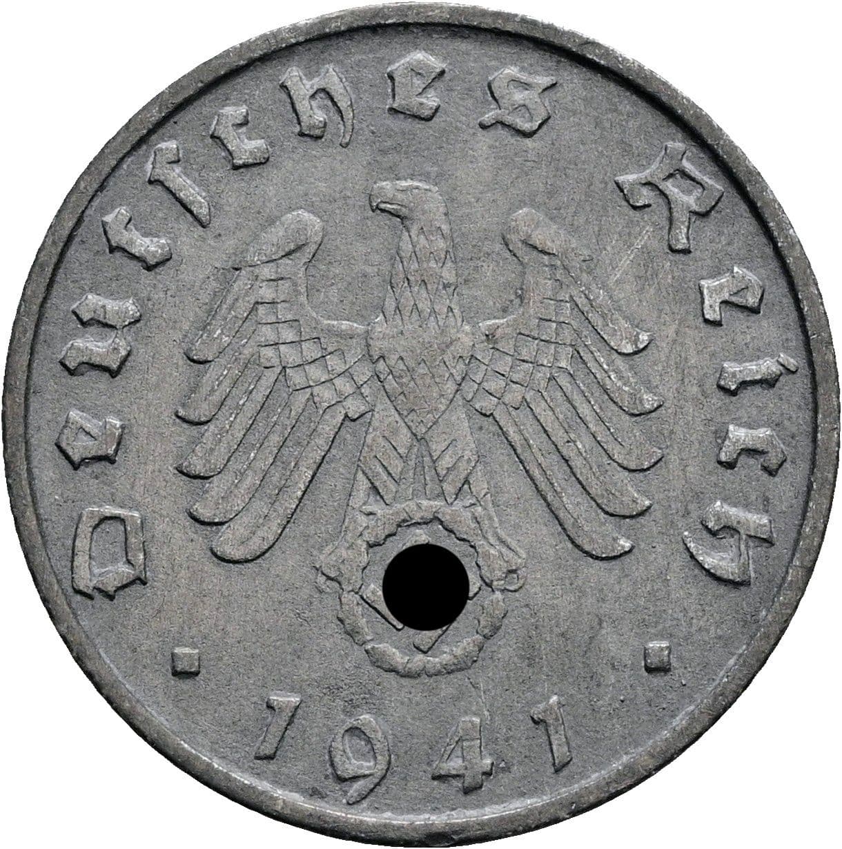 10 Reichspfennig 1941 B – Rückseite
