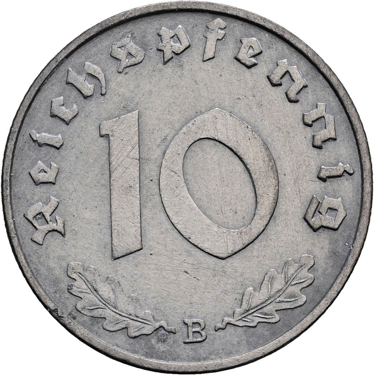 10 Reichspfennig 1941 B – Vorderseite