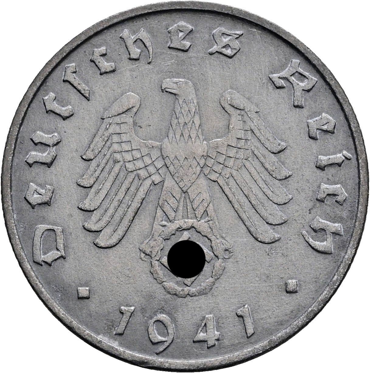 10 Reichspfennig 1941 B – Rückseite