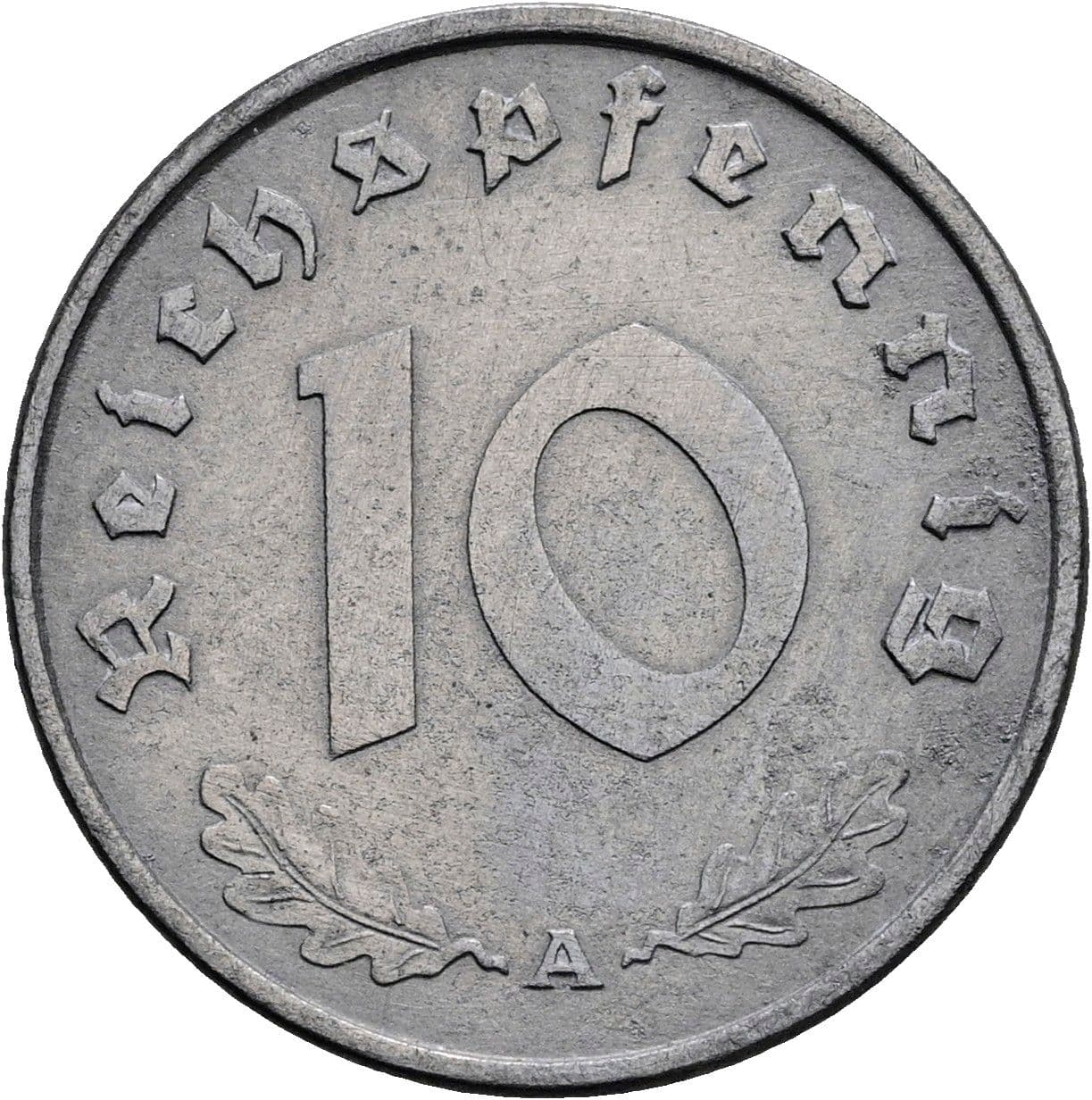 10 Reichspfennig 1941 A – Vorderseite
