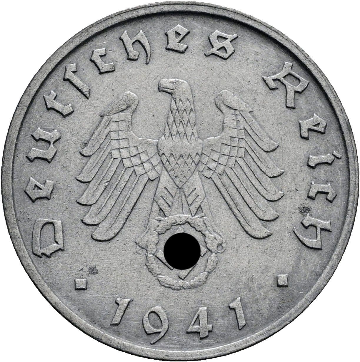 10 Reichspfennig 1941 B – Rückseite
