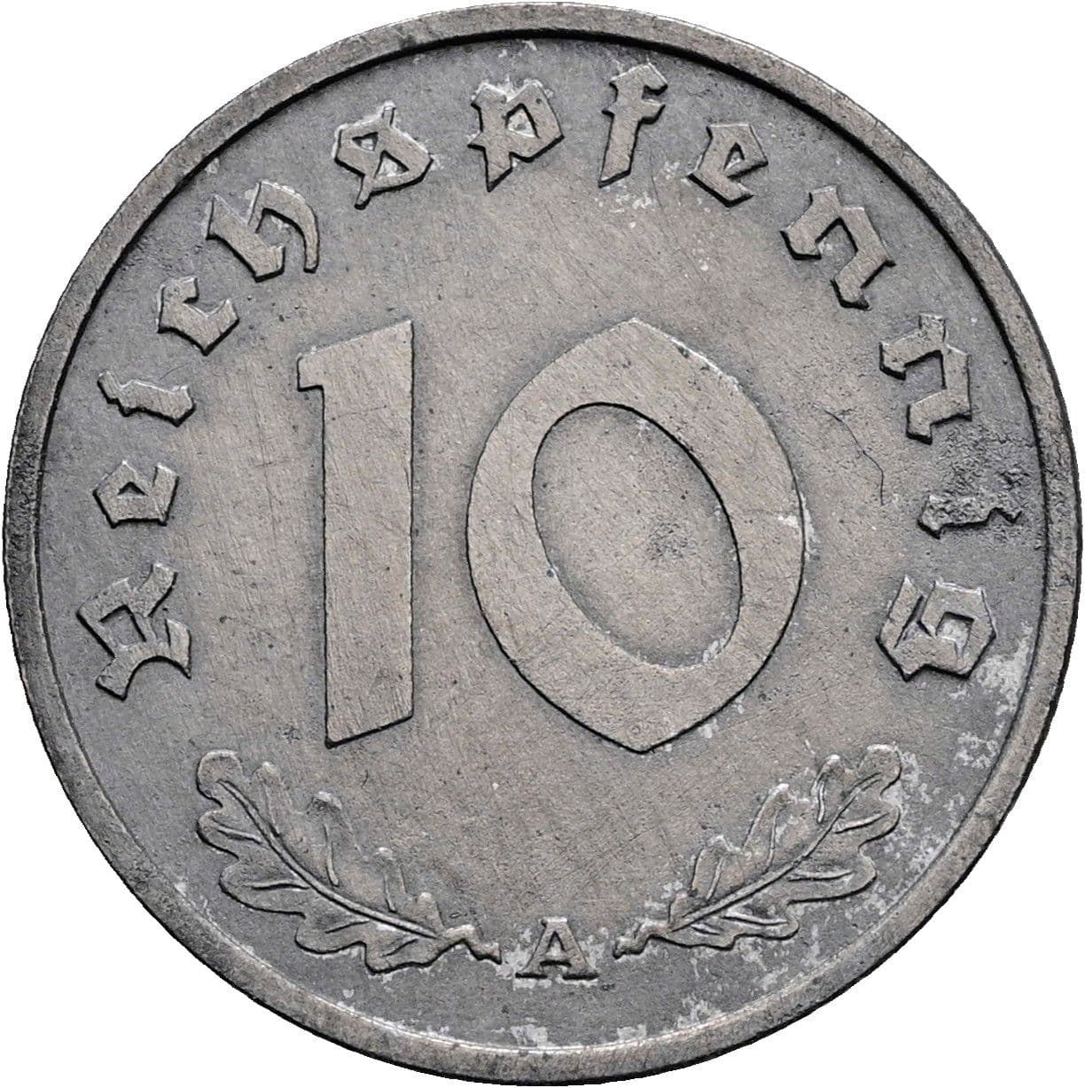 10 Reichspfennig 1941 A – Vorderseite