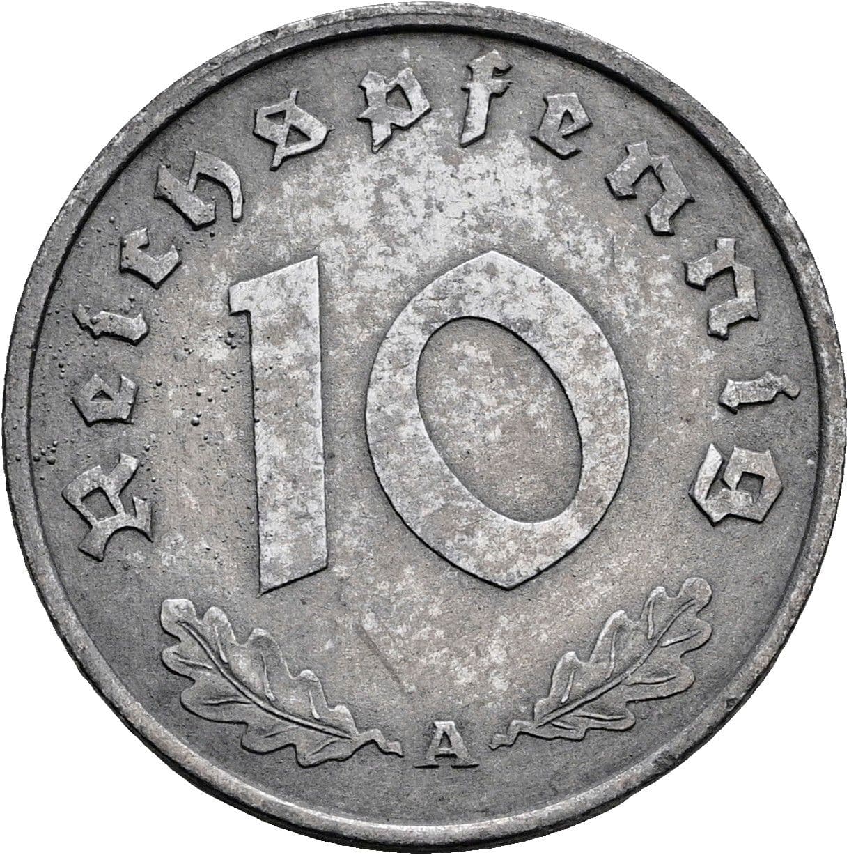 10 Reichspfennig 1941 A – Vorderseite