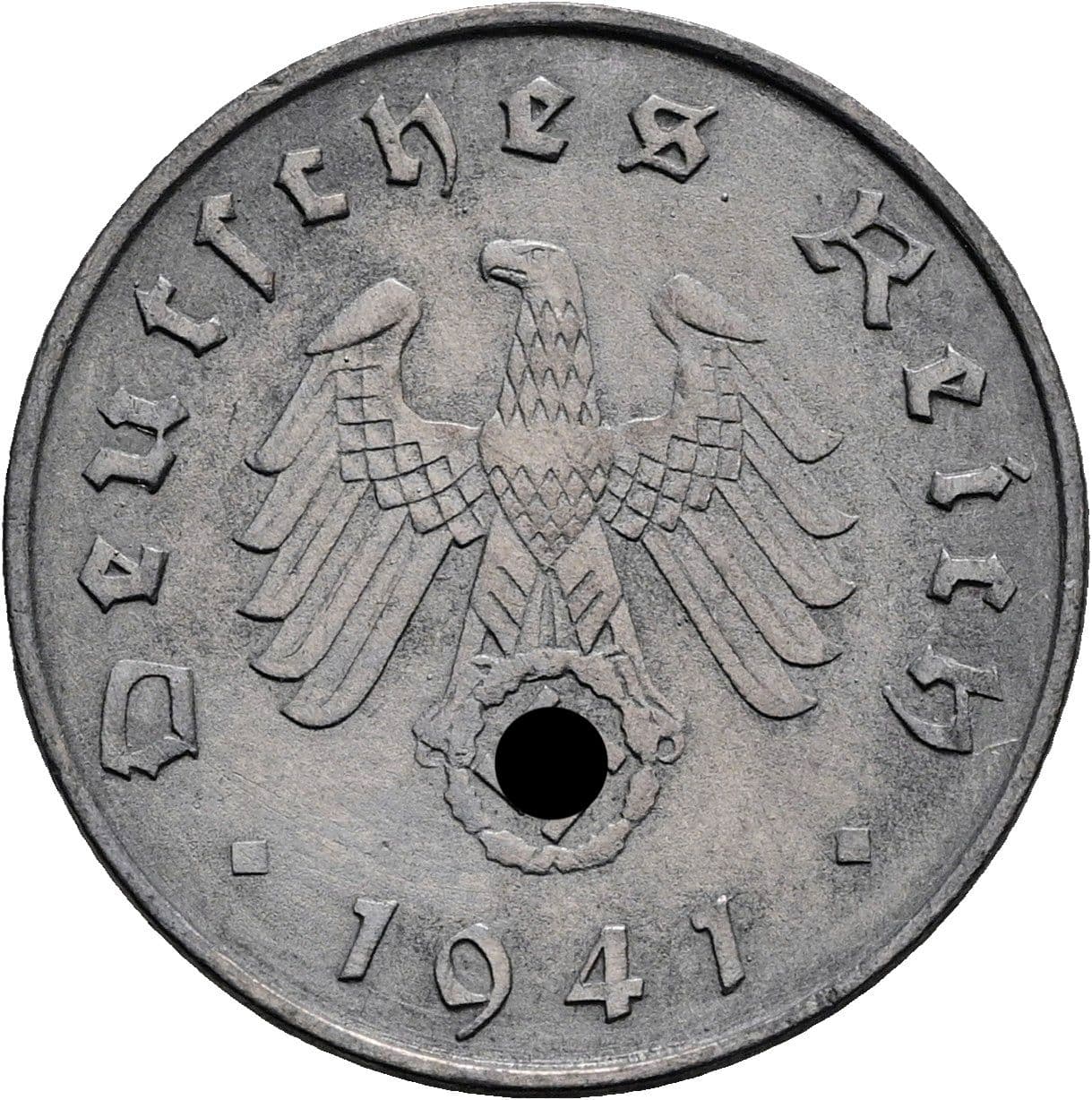 10 Reichspfennig 1941 A – Rückseite