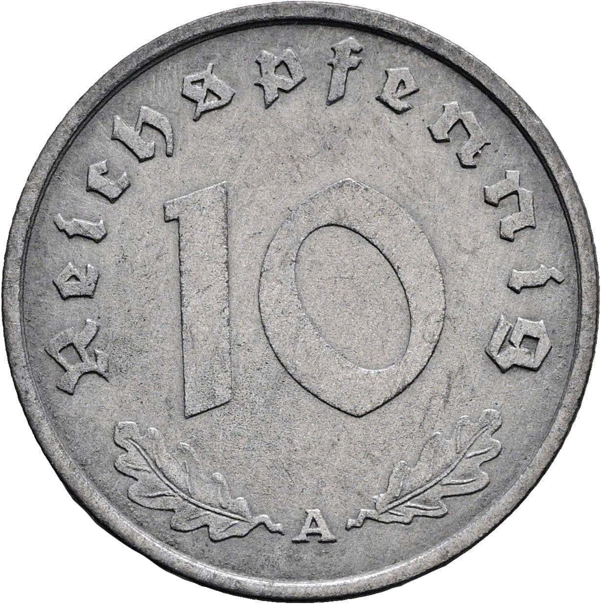 10 Reichspfennig 1941 A – Vorderseite