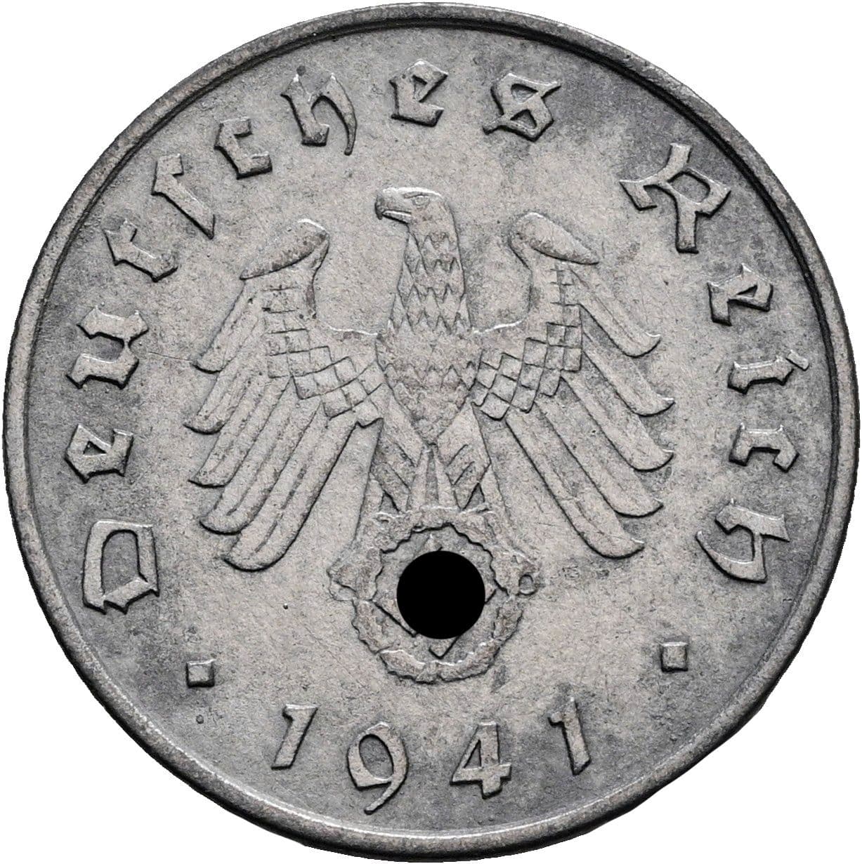 10 Reichspfennig 1941 A – Rückseite