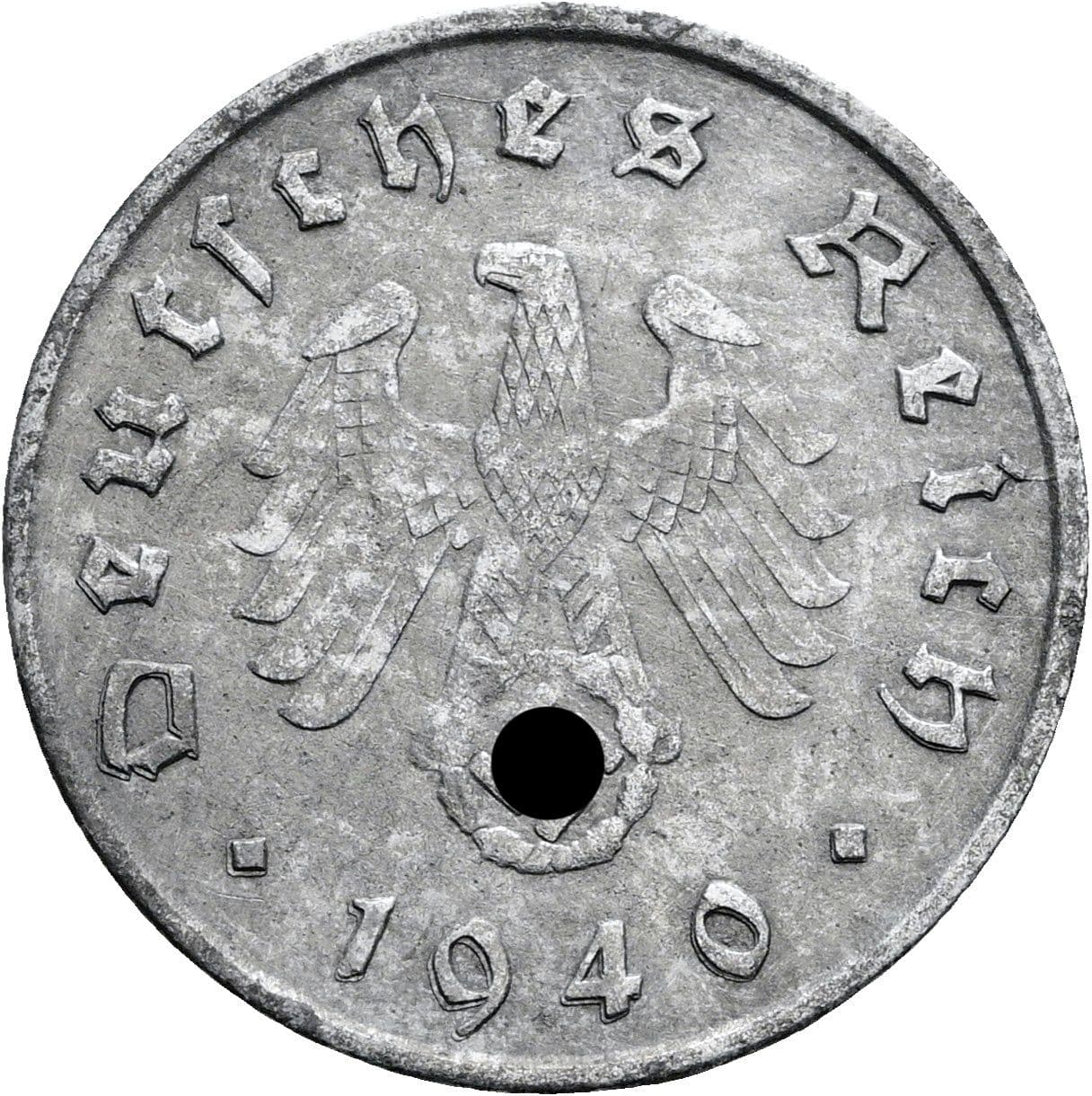 10 Reichspfennig 1940 G – Rückseite