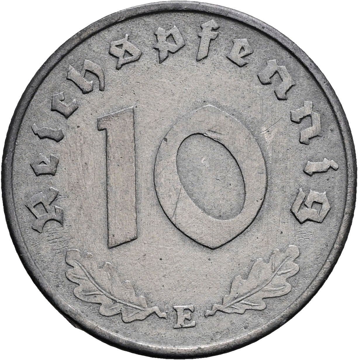 10 Reichspfennig 1940 E – Vorderseite