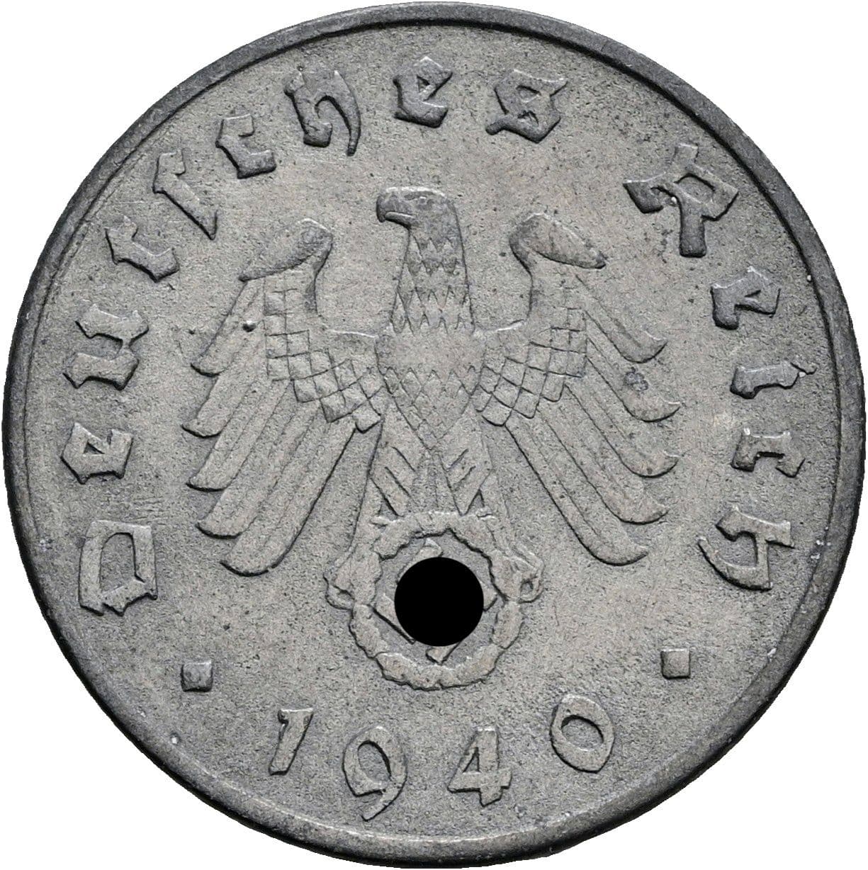 10 Reichspfennig 1940 E – Rückseite