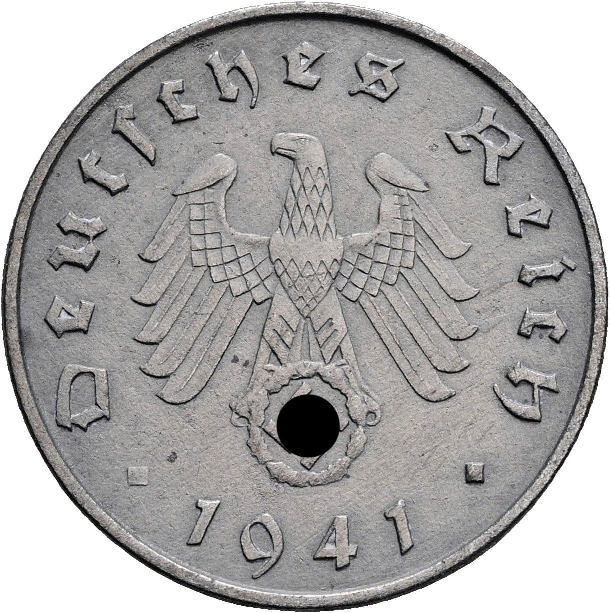 10 Reichspfennig 1941 A – Rückseite