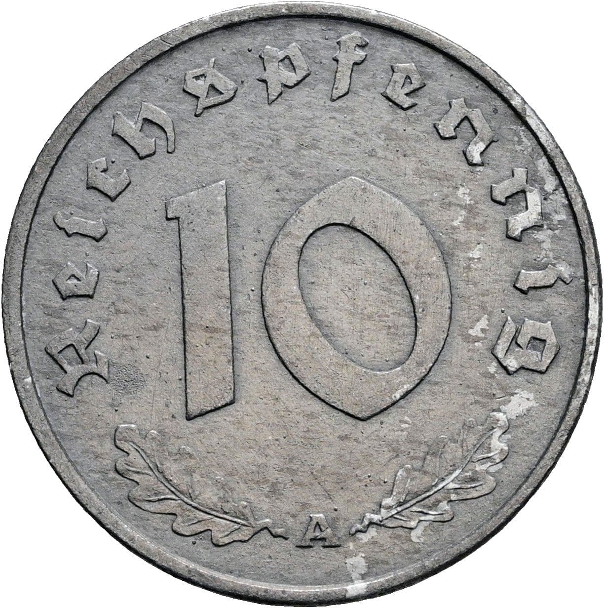 10 Reichspfennig 1941 A – Vorderseite